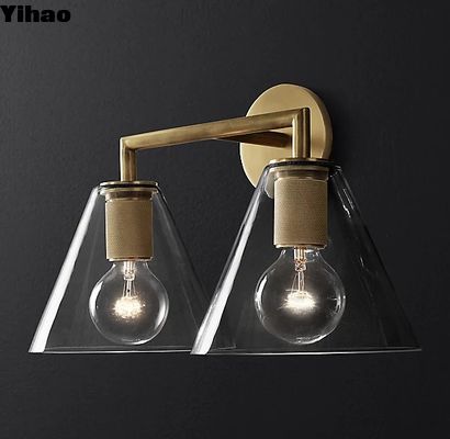 خرید 40w*2 لامپ های دیواری تزئینی لامپ های دیواری مس برشمرده شده ساخت آنلاین