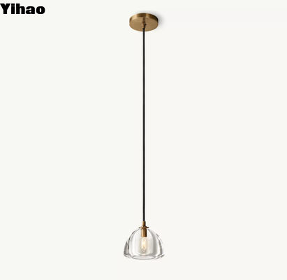 خرید نور معلق نیمه کره شیشه ای فلزی 110-220 ولت ساخت آنلاین