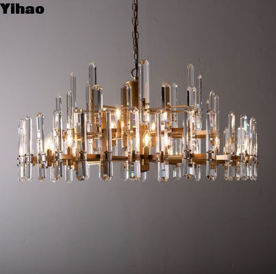 خرید رنگ قابل تنظیم بلومینگتون لوستر گرد مسخر کریستال ابعاد D 120cm x H 53.5cm ساخت آنلاین