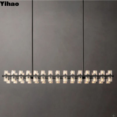 خرید قابل تنظیم D 137CM لوکس کریستال آویزان نور برای اتاق خواب اتاق نشیمن دکوراسیون مدرن ساخت آنلاین