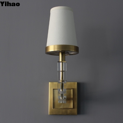 خرید Modern Brass LED Wall Sconce with Dimmer for Living Room ساخت آنلاین