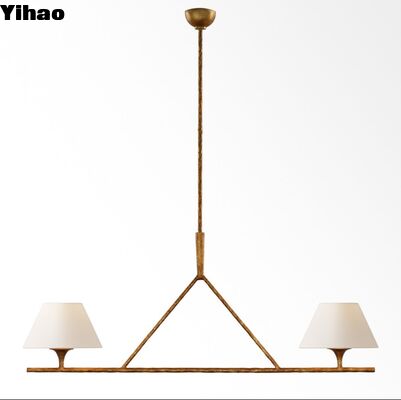 خرید Yihao Custom Copper Body Pendant Light با طول عمر 50000 ساعت و طراحی سفارشی برای فضاهای زندگی مدرن ساخت آنلاین