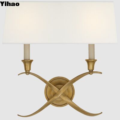 خرید چراغ دیواری مس دست ساز با نور سفید گرم 2700K و طراحی مدرن برای اتاق نشیمن ساخت آنلاین