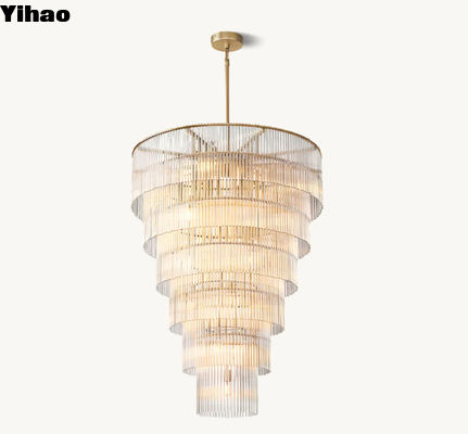 چراغ قوه شیشه ای دور مدرن Amadeo Grand Chandelier 36'