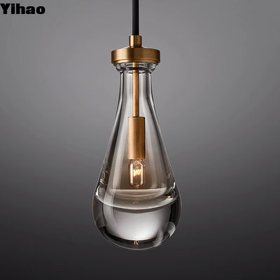 34*34*18 سانتی متر لامپ اتاق مدرن با چهار شاخه شیشه ای