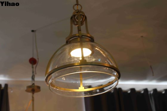 15 کیلوگرم D 140CM دایره کروم سقف نصب برنج کریستال لوستر نورپردازی