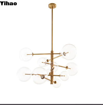 چراغ قوه شیشه ای لوکس مدرن چراغ قوه تزئینی داخلی شفاف LED چراغ قوه مدرن