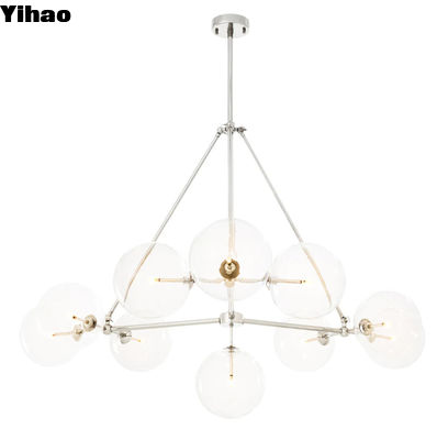 چراغ قوه گلوله ای لوکس مدرن، سقف LED چراغ قوه مدرن برای اتاق نشیمن