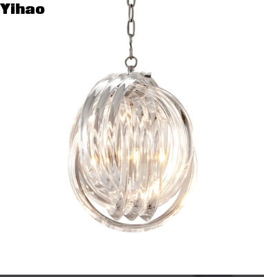 چراغ های قلاده ای LED سبک کریستال برای دکوراسیون اتاق خواب و اتاق نشیمن مدرن
