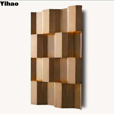 لامپ دیواری بدن مس سبک مدرن آمریکایی با نور سفید گرم 2700K برای تزئینات داخلی