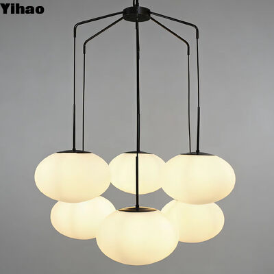 Vintage Brass Body Pendant Light with 2700K Warm White LED and 50000 Hours Lifespan for Indoor Decorative Lighting