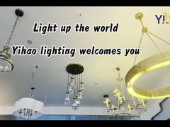 72'' Vintage Farmhouse Chandelier با G9 Antique Brass Lantern Pendant Light (چراغ مسخر با چراغ معلق قدیمی)